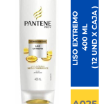 ACOND PANTENE LISO EXTREMO 400 ML ( 12 UND X CAJA )