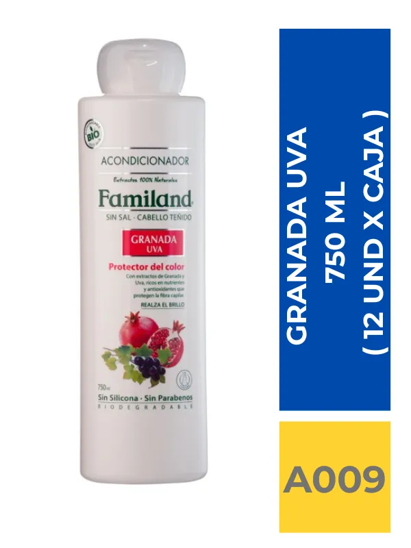 ACOND FAMILAND GRANADA UVA 750 ML ( 12 UND X CAJA ) - Imagen 1