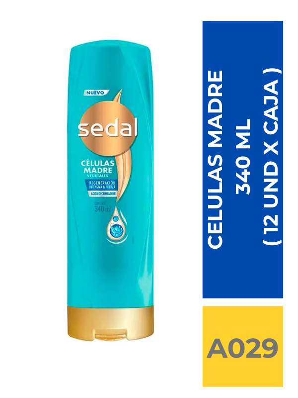 comercialboom (33) ACOND SEDAL CELULAS MADRE 340 ML ( 12 UND X CAJA ) - Imagen 1
