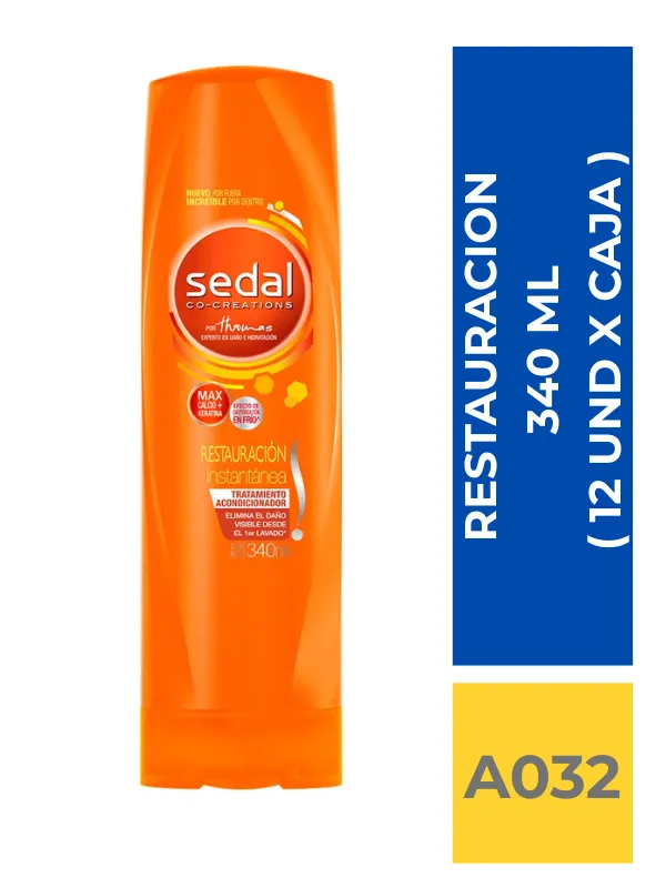 ACOND SEDAL RESTAURACION INSTANTANEA 340 ML ( 12 UND X CAJA ) - Imagen 1