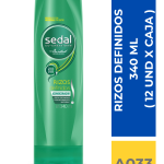 ACOND SEDAL RIZOS DEFINIDOS 340 ML ( 12 UND X CAJA )