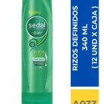 ACOND SEDAL RIZOS DEFINIDOS 340 ML ( 12 UND X CAJA )