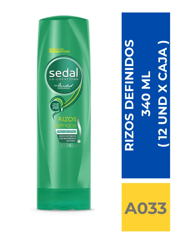 comercialboom (38) ACOND SEDAL RIZOS DEFINIDOS 340 ML ( 12 UND X CAJA ) - Imagen 1