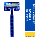 PRESTOBARBA GILLETTE 2 HOJAS ( 28 UND X TIRA )