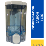 DISPENSADOR JABON TRANSPARENTE 1000 ML