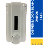 DISPENSADOR JABON COLOR BLANCO 1000 ML