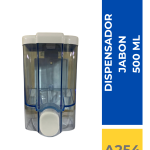 DISPENSADOR JABON TRANSPARENTE 500 ML