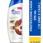 SHAMP. HEAD&SHOULDERS PROTECCION CAIDA 375 ML X 12