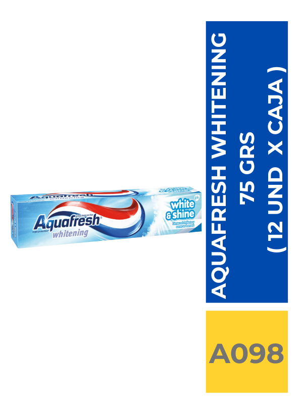 comercialboom (1) PASTA DENTAL AQUAFRESH 75ML ( 12 UND X CAJA) - Imagen 1