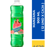LIMPIA PISOS BRILLEX MANZANA 900ML ( 12UND X CAJA )