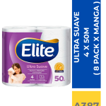 PAPEL HIGIENICO ELITE 4 X 50 MT ( 8 PACK X MANGA )