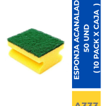 ESPONJA ACANALADA BRILLEX ( 50 UND X MANGA )