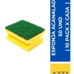 ESPONJA ACANALADA BRILLEX ( 50 UND X MANGA )