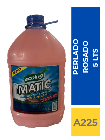 DET. ECOLUG PERLADO 5 LT ROSADO
