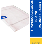 TRAPERO ALGODON 50X70 BRILLEX ( 25 UND X PACK )