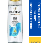 SHAMP. PANTENE BRILLO EXTREMO 400 ML ( 12 UND X CAJA )