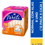 TOALLA HIGIENICA PARA TI NORMAL CON ALAS 8 UND ( 16 PACK X CAJA )