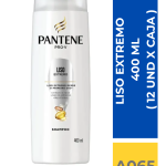 SHAMP. PANTENE LISO EXTREMO 400 ML ( 12 UND X CAJA )