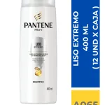SHAMP. PANTENE LISO EXTREMO 400 ML ( 12 UND X CAJA )