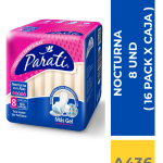 TOALLA HIGIENICA PARA TI NOCTURNA 8UND ( 16 PACK X CAJA )