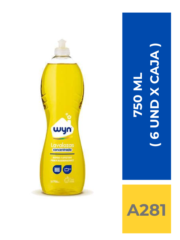 comercialboom (15) LAVALOZA WYN 750 ML( 6 UND X CAJA ) - Imagen 1