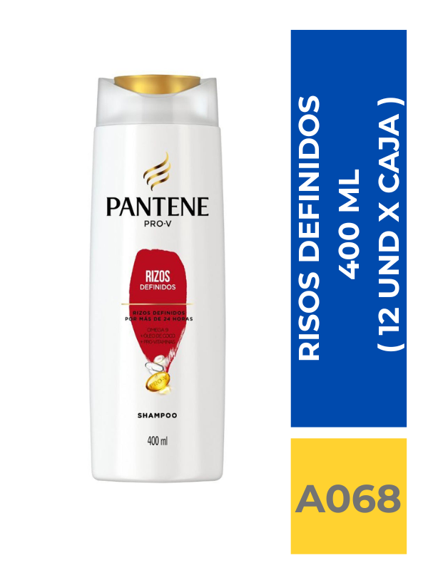 comercialboom (16) SHAMP. PANTENE RIZOS DEFINIDOS 400 ML ( 12 UND X CAJA ) - Imagen 1