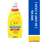 LAVALOZA MAGISTRAL LIMON 500 ML ( 20 UND X CAJA )