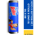 BOLSA BASURA BRILLEX 80x110 ( 20 UND X CAJA )