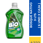 DET. BIO FRESCURA BOSQUE NATIVO 3 LT (VERDE) ( 6 UND X CAJA )