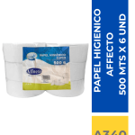PAPEL HIGIENICO AFFECTO 6X500
