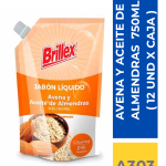 JABON DOYPACK BRILLEX AVENA Y ACEITE DE ALMENDRA 750 ML ( 12 UND X CAJA )
