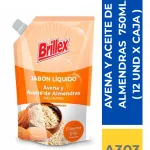 JABON DOYPACK BRILLEX AVENA Y ACEITE DE ALMENDRA 750 ML ( 12 UND X CAJA )