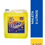 CLORO MULTIUSO BIO LIMPIEZA 5 LT(MALETA)