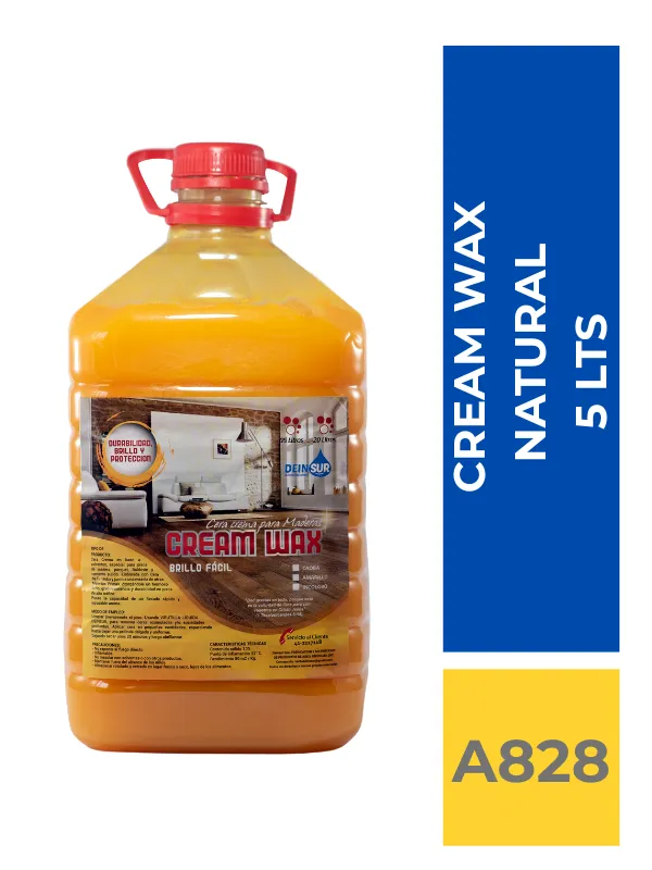 CREAM WAX NATURAL 5 LT - Imagen 1