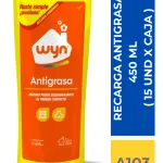 DESENGRASANTE RECARGA WYN 450 ML ( CAJA X 15 UN)