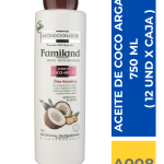 ACOND FAMILAND ACEITE DE COCO ARGAN 750 ML ( 12 UND X CAJA )