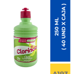 CLORO CLORINDA 250 ML ( 40 UND X CAJA )