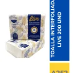 TOALLA PAPEL INTERFOLIADA LIVE D/H Z 200 UN