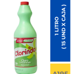 CLORO CLORINDA 1 LITRO ( 15 UND X CAJA )