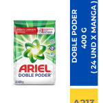 DET. ARIEL POLVO 400 GR. ( 24 UND X MANGA )