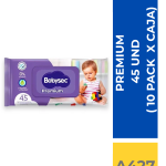 TOALLITA HUMEDAS BABYSEC PREMIUM 45 UND ( 10 PACK X CAJA )