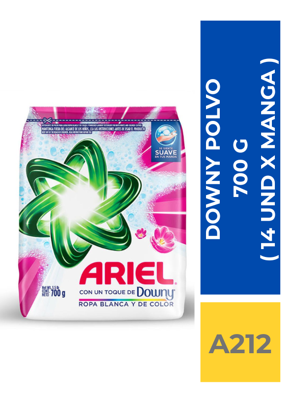 comercialboom (26) DET. ARIEL DOWNY 700 GR ( 14 UND X MANGA ) - Imagen 1