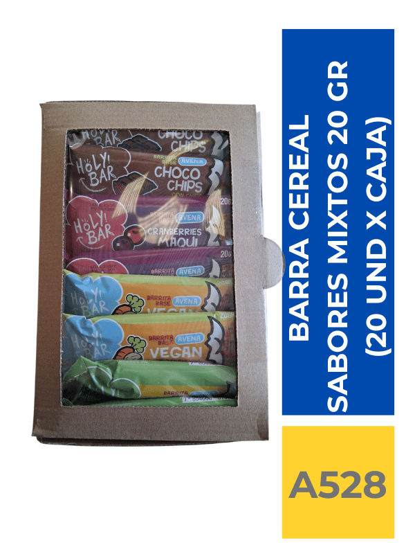 comercialboom (26) BARRA CEREAL CAJA MIXTA ( 5 UND. X CADA SABOR)