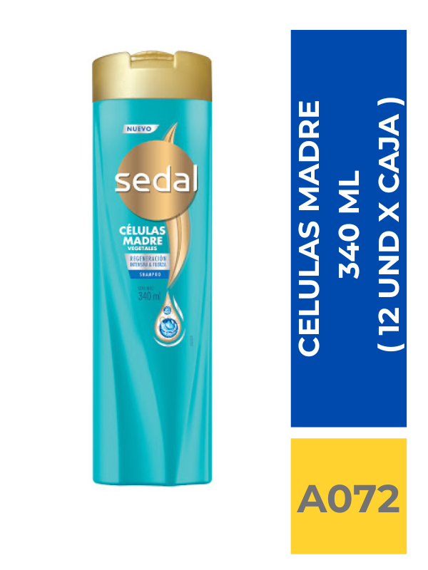 comercialboom (26) SHAMP. SEDAL CELULAS MADRE 340 ML ( 12 UND X CAJA ) - Imagen 1