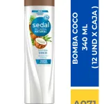 SHAMP. SEDAL BOMBA COCO 340 ML ( 12 UND X CAJA )