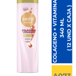 SHAMP. SEDAL COLAGENO + VITAMINA C 340 ML ( 12 UND X CAJA )