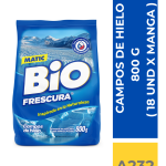 DET. BIO FRESCURA CAMPO DE HIELO 800 GR (AZUL) ( 18 UND X MANGA )