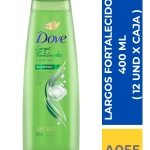 SHAMP. DOVE LARGOS FORTALECIDOS 400 ML ( 12 UND X CAJA )