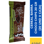 BARRA CEREAL CHOCO CHIPS 20 GR X 20 UND ( 12 DISPLAY X CAJA )