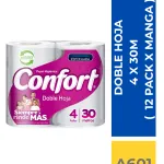 PAPEL HIGIENICO CONFORT 4 X 30 M ( 12 PACK X MANGA )
